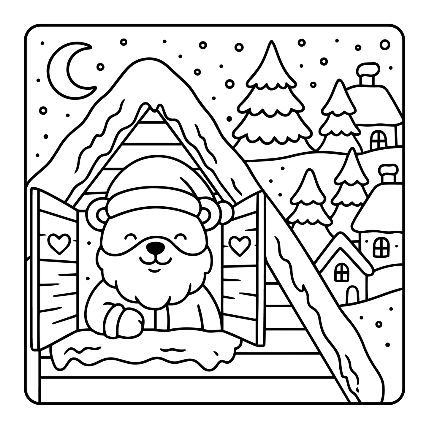 Christmas 2025 Freebie - 20 Cozy Pages to Color