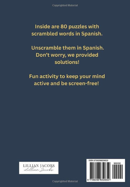 Spanish Word Scramble Food & Wine Vocabulary Edition