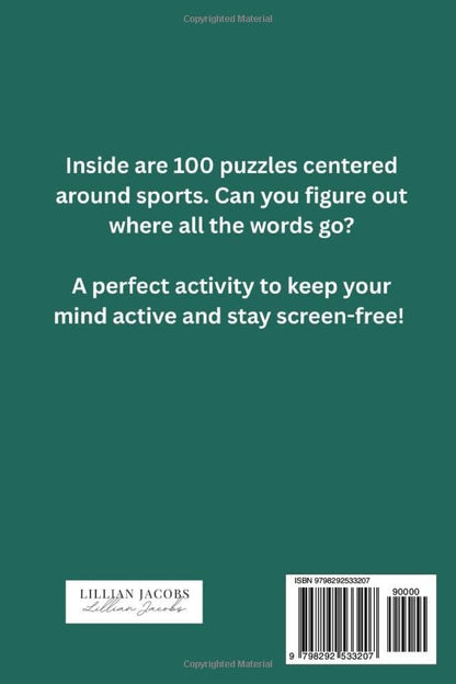 Game On! Sports Word Fill-Ins for Adults
