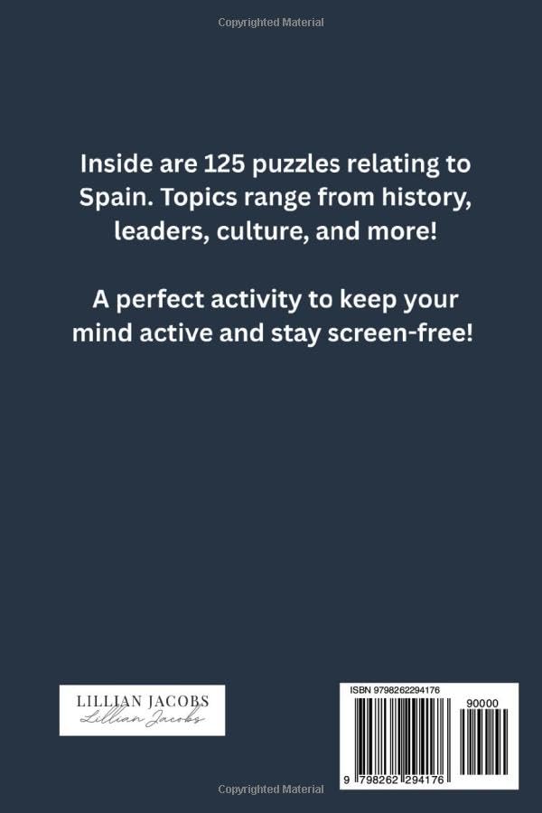 Crossword Puzzles for Adults: Spain Edition
