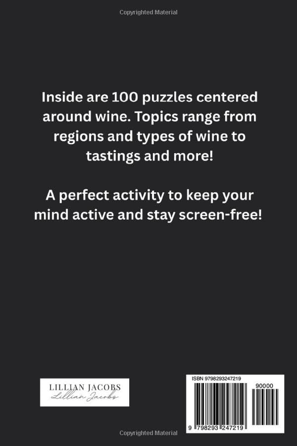 Wine Lover’s Crossword Challenge