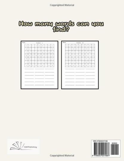 Brain Boosting Word Grid Puzzles for Adults