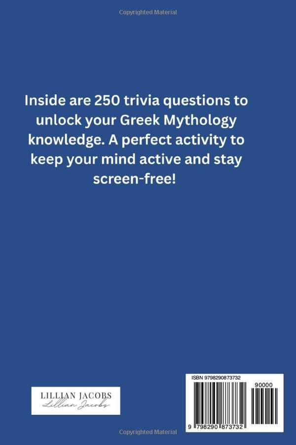 Ultimate Greek Mythology Trivia Challenge for Kids Ages 9-12