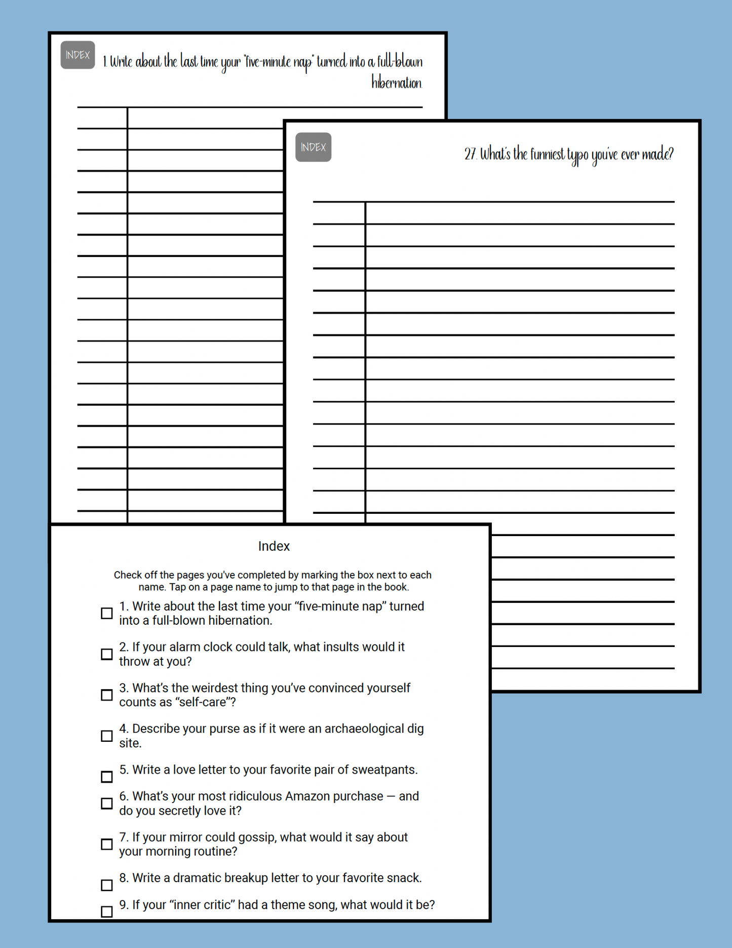 Kindle Scribe Writing Prompt Journal VOL 2