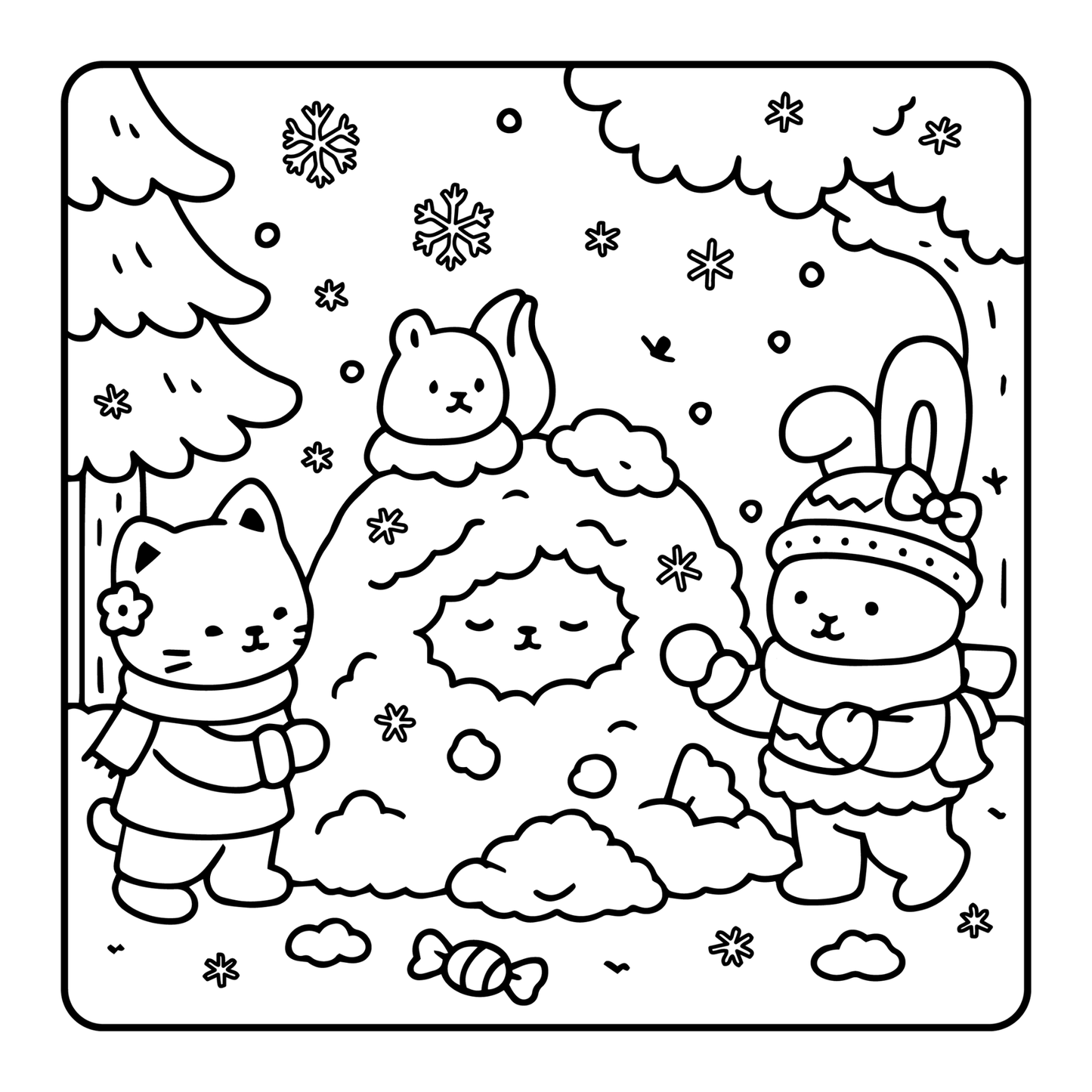 Christmas 2025 Freebie - 20 Cozy Pages to Color