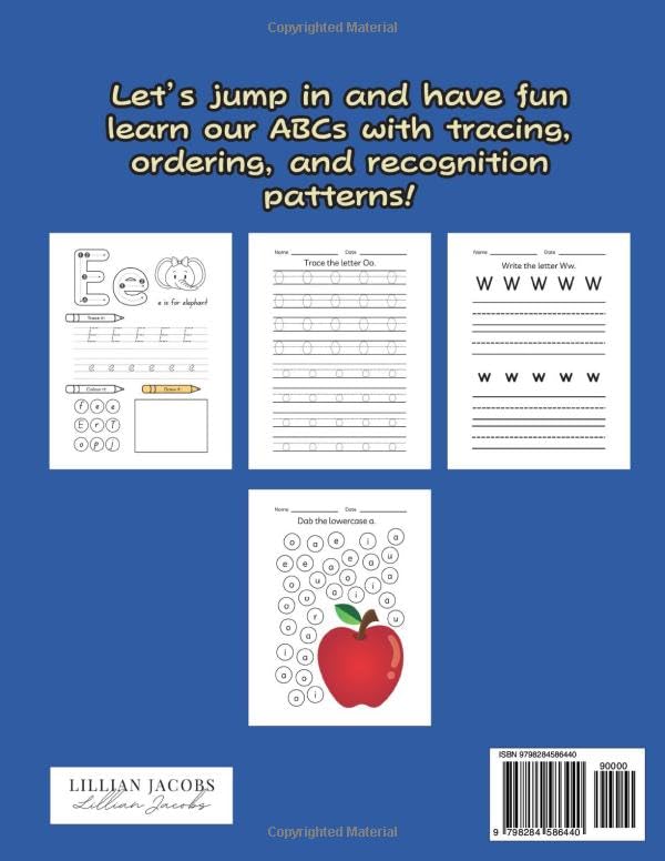 Learn My ABCs Fun Activity Book