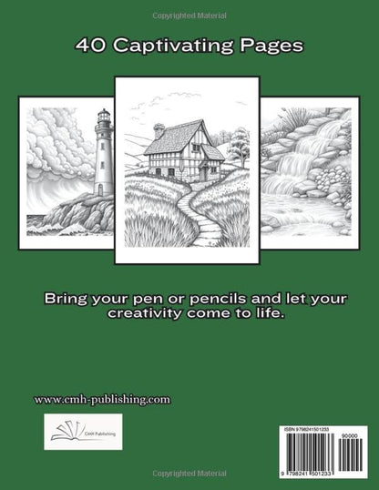 Scottish Serenity Coloring Book for Adults