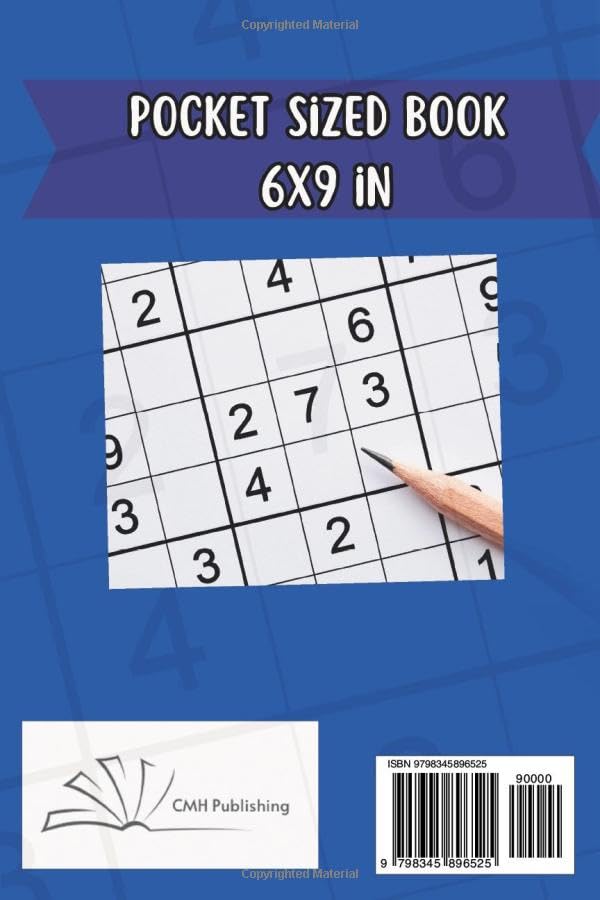 Travel Sudoku Pocket Size Expert Puzzles for Adults: 200 Difficult Puzzles with Solutions