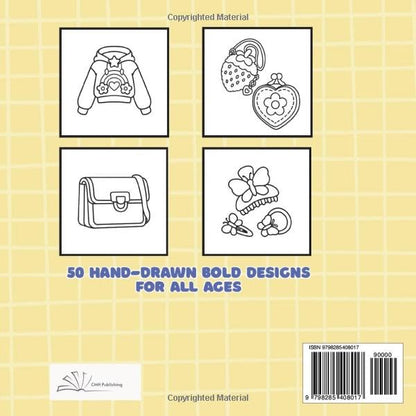 Girly Fashion Fun Coloring Book