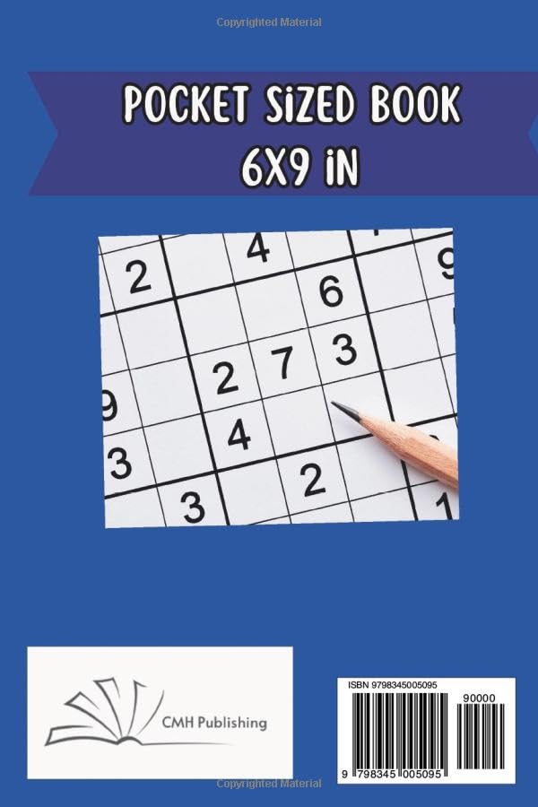 Travel Sudoku Book: Pocket Size Sudoku To Go Vol 1 | 170 Puzzles Easy to Hard Sudoku