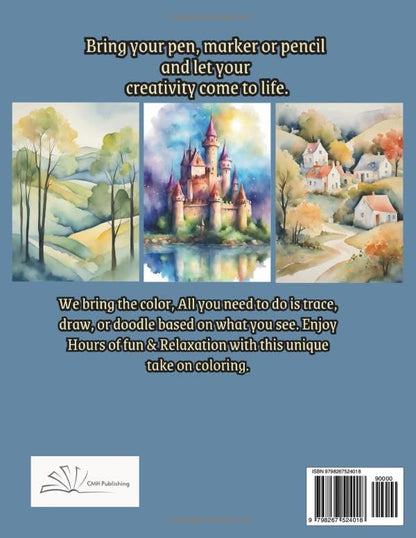 Reverse Coloring Book for Creative Teens and Adults