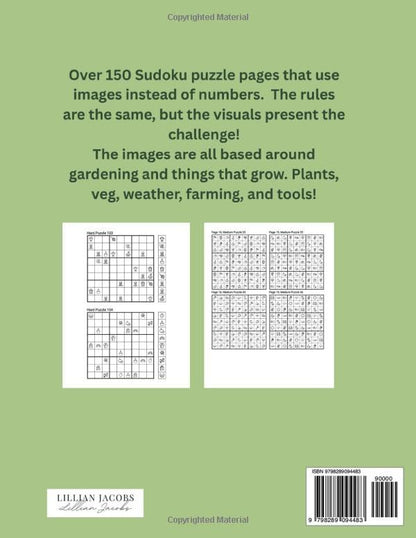 Garden Sudoku Icons Large Print Puzzle Book for Adults