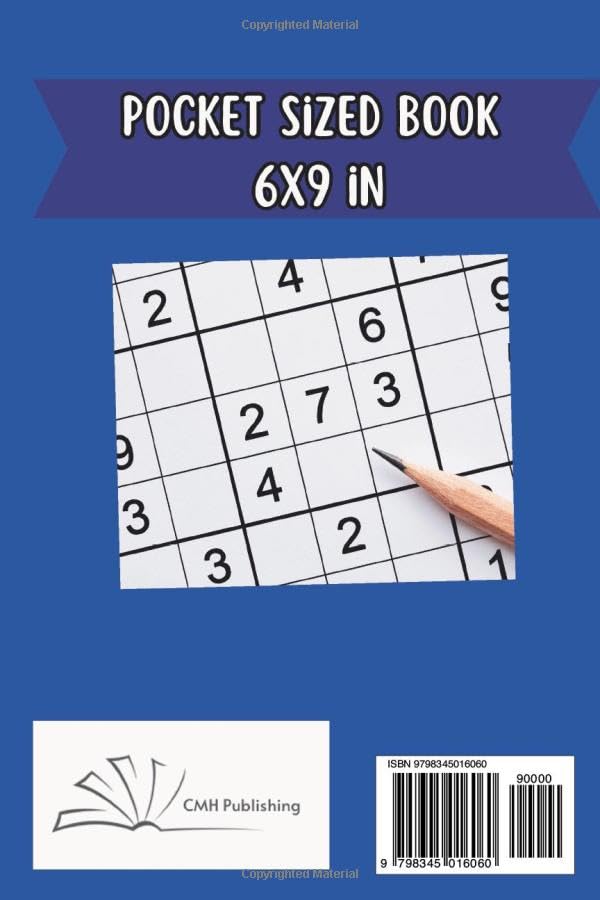 Travel Sudoku Book Vol 2: Pocket Size, 200 Hard Sudoku Puzzles