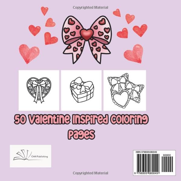 Cozy Valentine Bold and Easy Coloring Book