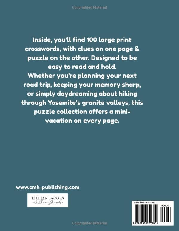 National Parks Large-Print Crossword Puzzle Book