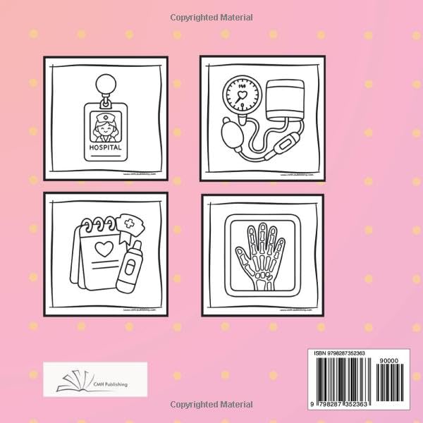 Bold Medical Coloring Book for Relaxation