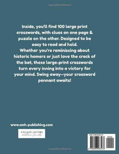Take Me Out to the Crossword: Large-Print Baseball Edition