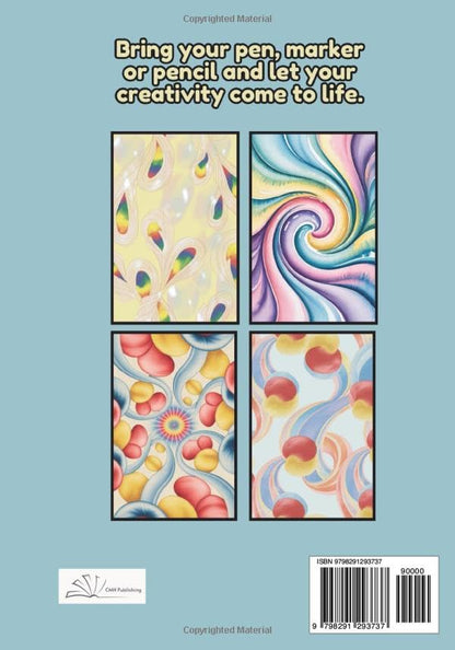 Calm in Color, A Reverse Coloring Book for Adults