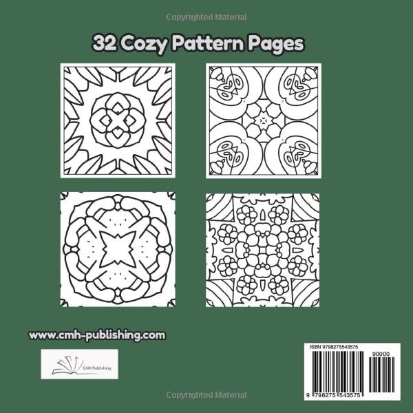 Easy Geometric Patterns Coloring Book