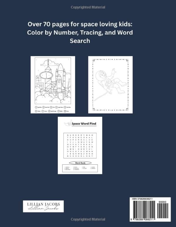 Blast Off! Space Activity Book for Kids Ages 6+