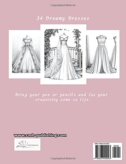 Bridal Fashion: Wedding Dress Coloring Book