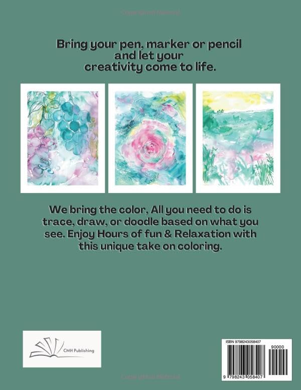 Reverse Coloring Book for Artists