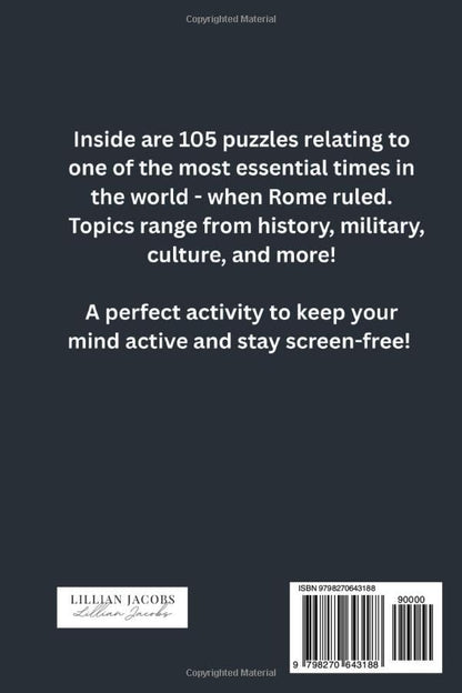 Roman History Crosswords Puzzles for Adults
