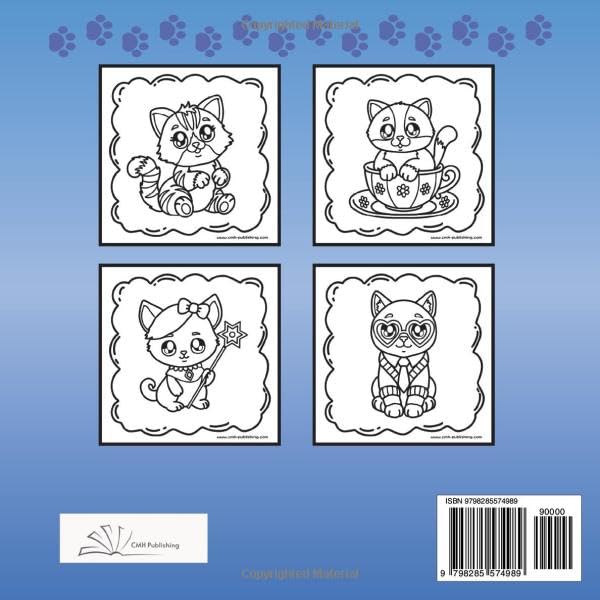 Cozy Cats A Bold and Easy Coloring Book