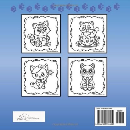 Cozy Cats A Bold and Easy Coloring Book
