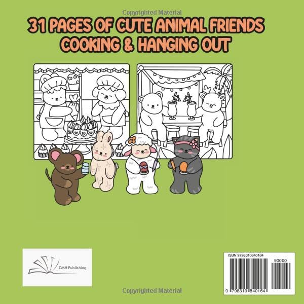 Cozy Friends Good Times Coloring Book