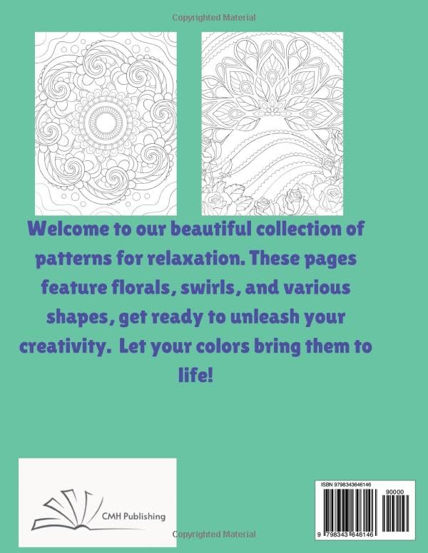 Intricate Designs Adult Coloring Book | Beautiful Patterns For Coloring and Relaxation