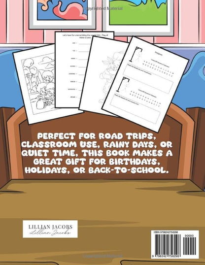 Kids Coloring & Activity Book Ages 6-8