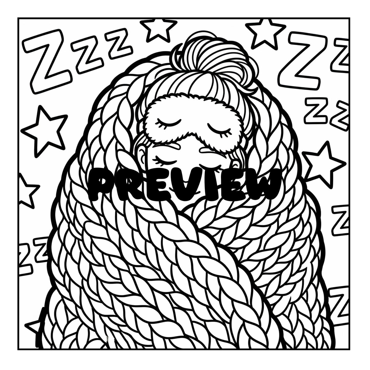Cozy Girl Spa Coloring, Print At Home Pages
