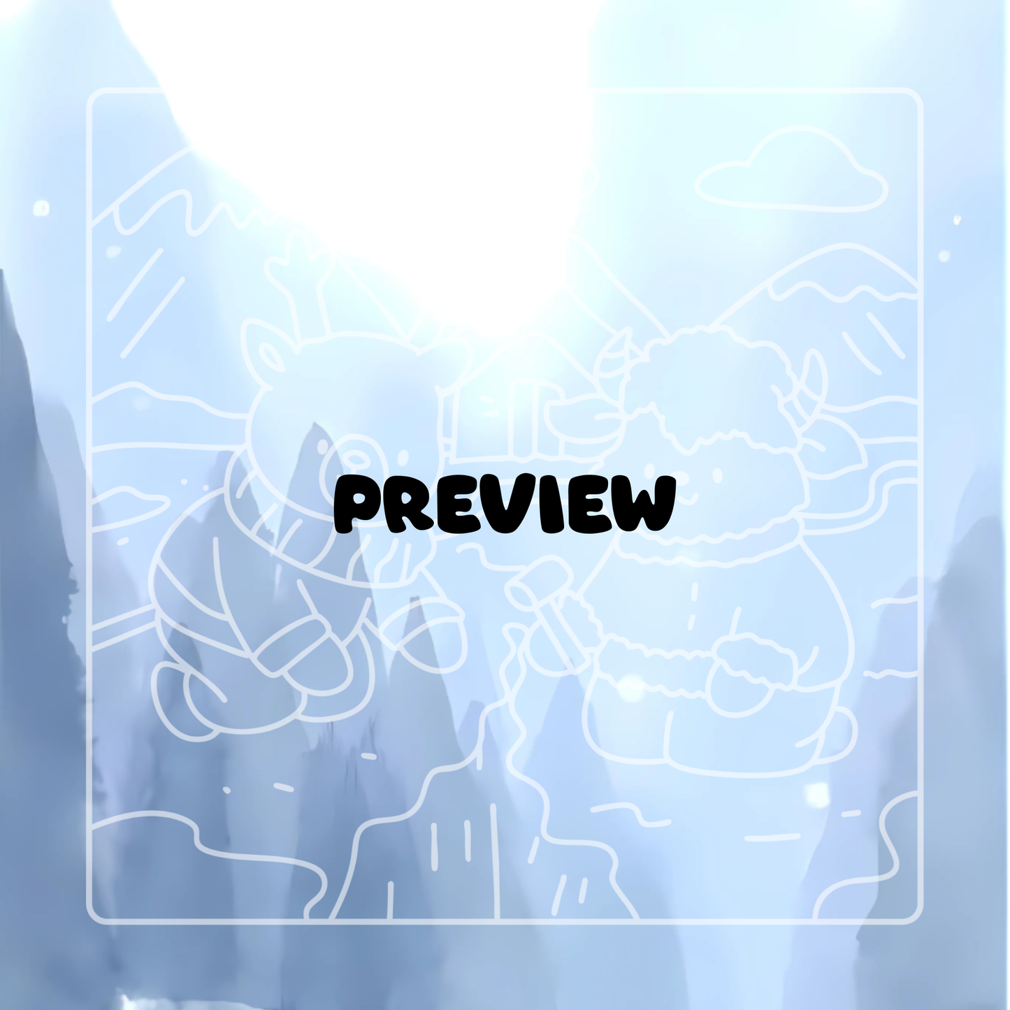 Eskimo Fun Ink Tracing Book for Adults, Digital PDF