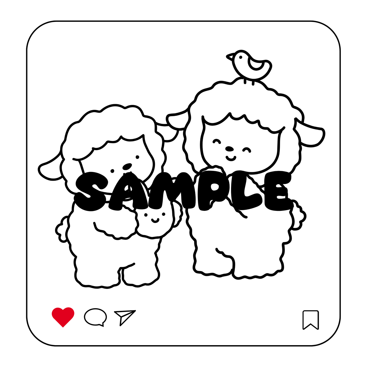 The Cozy Feed Coloring Book | 30 Social Media Inspired Designs | Simple Bold HandDrawn Relaxation Activity Digital Printable PDF