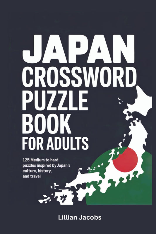 Japan Crossword Puzzle Book for Adults