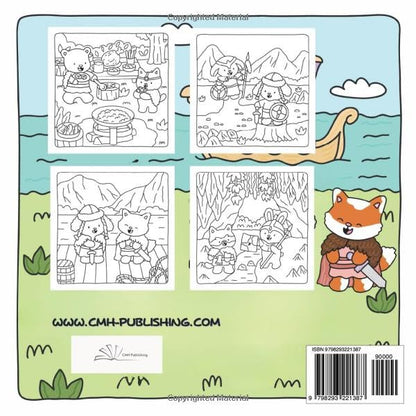 Hygge Viking Holiday Coloring Book