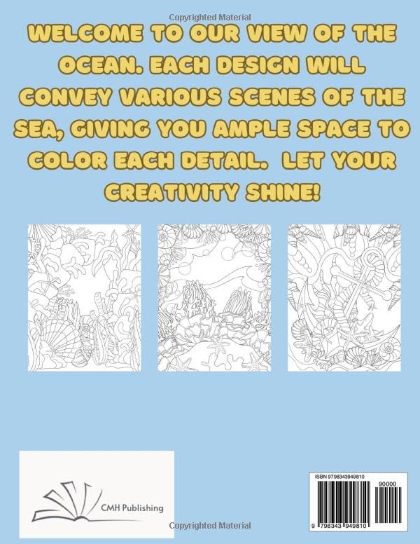 Under The Sea | 37 Beautiful Designs Coloring Book