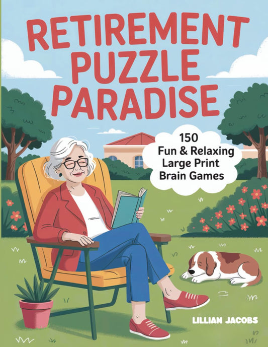Retirement Puzzle Paradise Book