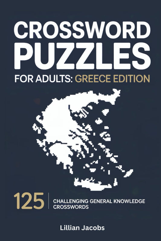 Crossword Puzzles for Adults Greece Edition