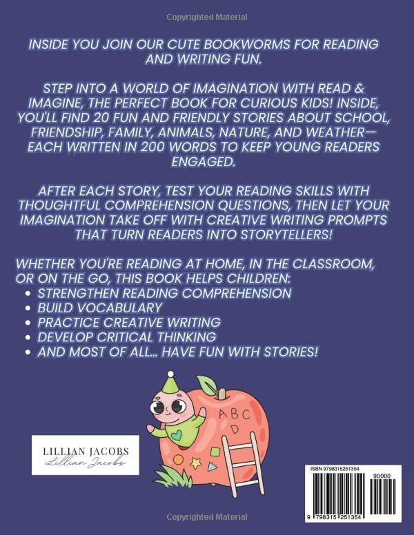 Reading Comprehension Grade 3: Fun Short Stories with Questions and Writing Prompts for Kids, Enhance Reading and Creative Writing