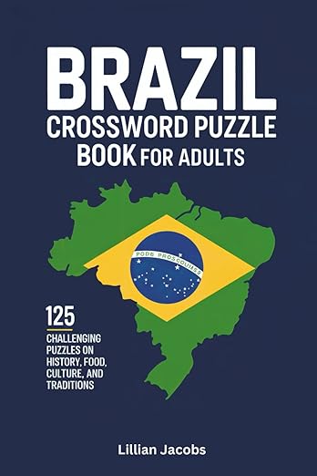 Brazil Crossword Puzzle Book for Adults
