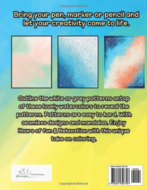 Tracing Patterns Book Ink Tracing Book, Beautiful Patterns – CMH Publishing