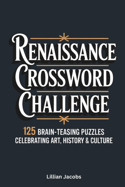 Renaissance Crossword Challenge Book
