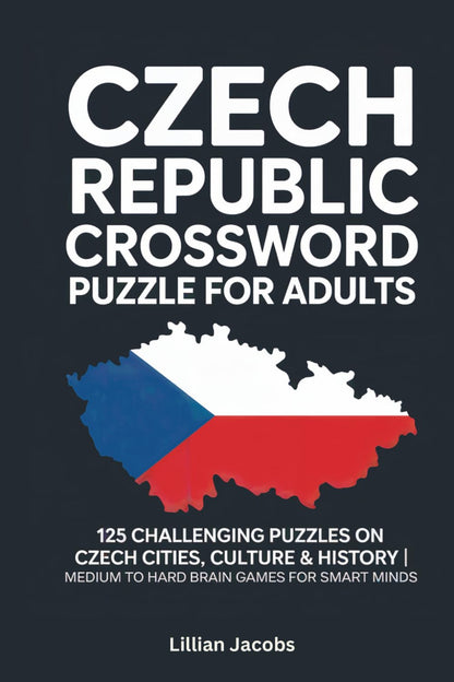 Czech Republic Crossword Puzzle Book for Adults