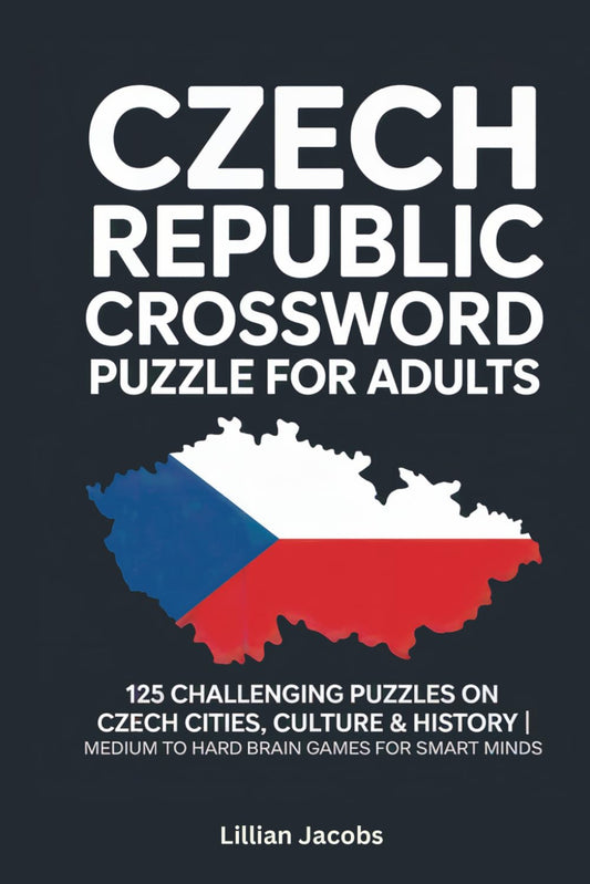 Czech Republic Crossword Puzzle Book for Adults
