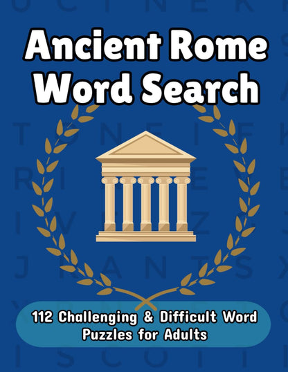Ancient Rome Word Search for Adults