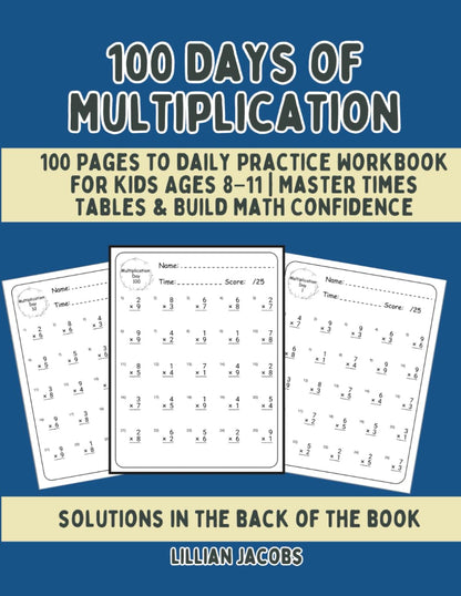 100 Days of Multiplication Workbook