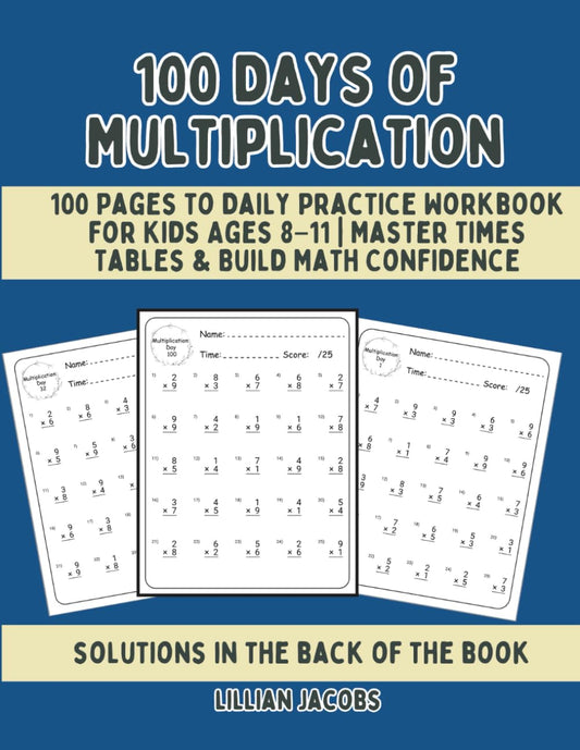 100 Days of Multiplication Workbook