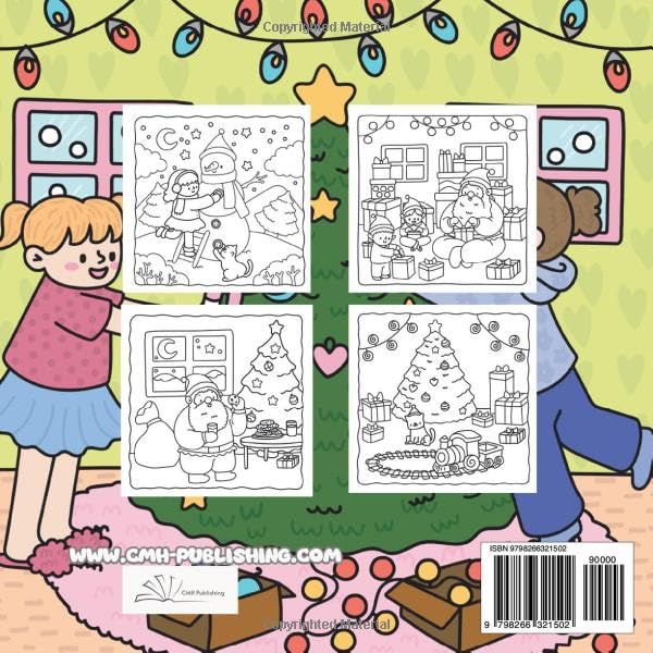 Cozy Christmas Moments Coloring Book